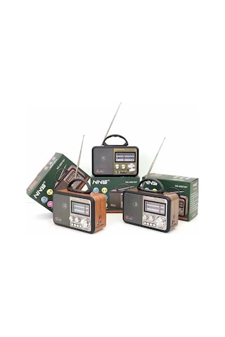 Nns Ns-8897 Orta Boy Retro, Nostaljik, Ahşap Tasarım Radyo 4741