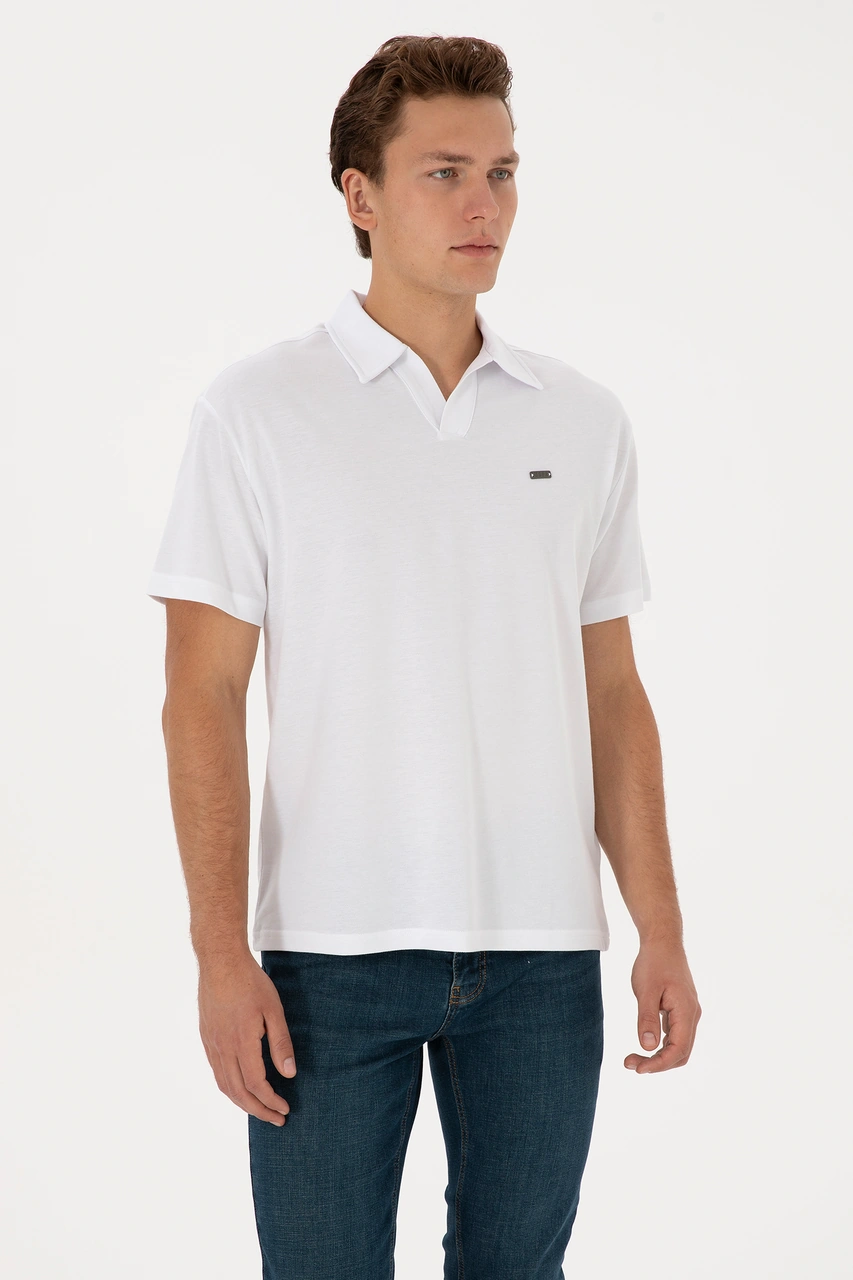 U.s. Polo Assn. Erkek Beyaz Tişört 50324787-vr013 Beyaz