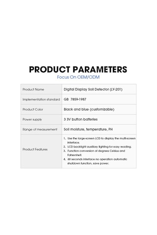 Besthome1 3'lü Toprak Analiz Cihazı: Nem, Ph Ve Sıcaklık - Bitki Bakımı İçin