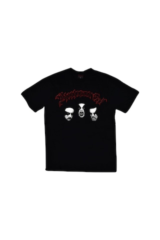 Stoned&Fame Immortal Baskılı T-shirt SIYAH