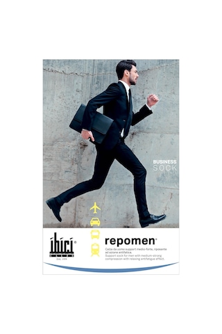 Repomen Erkek Diz Altı Varis Çorabı Siyah Renk (276027063)