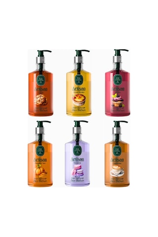 Eyüb Sabri Tuncer Artisan Cappucino + Cookie + Creme Brulee + Macaron + Muffin + Pumpkin Tart Sıvı Sabun 6 x 100 ML