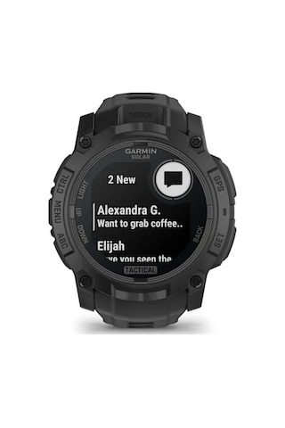 Garmin Instinct 3 45 Mm Solar Tactical Edition Siyah Siyah