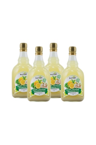 Emr Kervan Limon & Sarımsak & Maydanoz Kürü 4 x 1 L