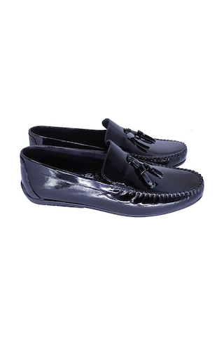 Serdar Yeşil Serdar Shoes Siyah Iç Dış Hakiki Deri Günlük Loafer Erkek Ayakkab (550596956)