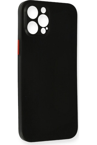 Newface Apple iPhone Uyumlu 12 Pro Kılıf Pp Ultra İnce Kapak Semeglbl - 15 - Siyah