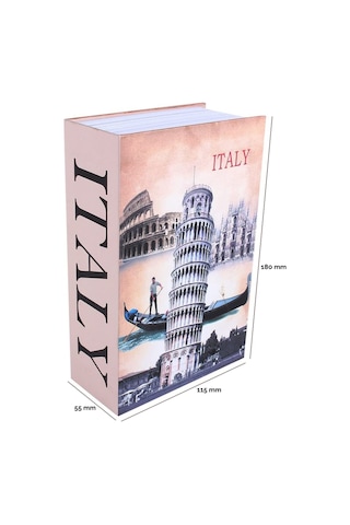 Mühlen Secret Italy 180 Orta Boy Kitap Şekli Gizli & Şifreli Kasa