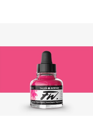 Daler Rowney Fw Ink Akrilik Mürekkep 29.5 Ml Process Magenta 412 Diğer