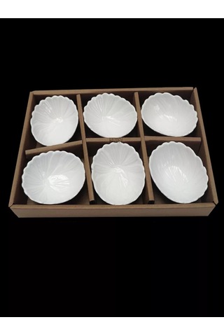 Hazdev Servis Ve Sunum İçin Beyaz Seramik Sosluklar Seti 193468269 Beyaz