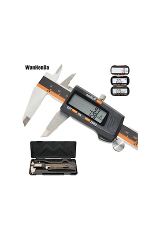 Valkyrie 150 X 0,01 MM Dijital Paslanmaz Çelik Elektronik Kumpas