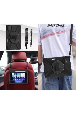 Xiaomi Uyumlu Pad 6 Defender Askılı Zırhlı Tank Case