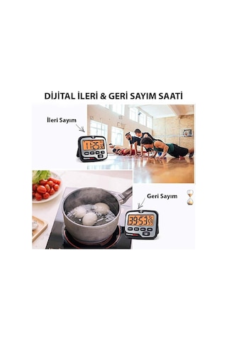 Thermopro TM01 Alarmlı Işıklı Kronometre, Geri Sayım Sayacı