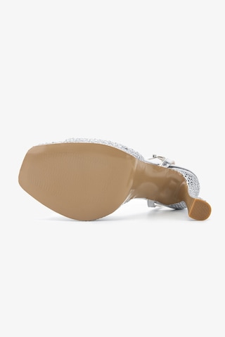 Valmenti Kadın Suni Deri Gümüş Night Shoes Ayakkabı 921 655 Bn Ayk Y26 Sılver Taslı