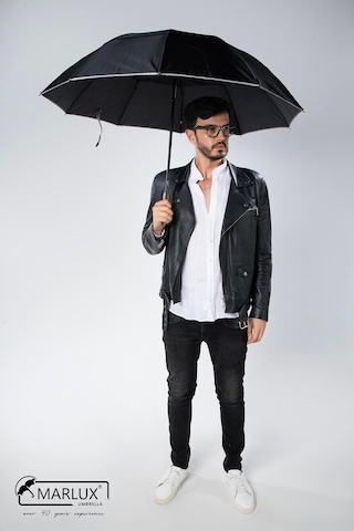 Marlux Siyah Çift Katlı Protokol Unisex Şemsiye M21mar207ckr001 Siyah