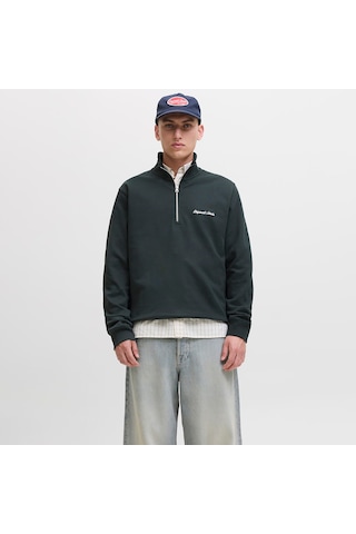 Jack & Jones Norrebro Erkek Yeşil Sweatshirt 12282899-frr Yeşil