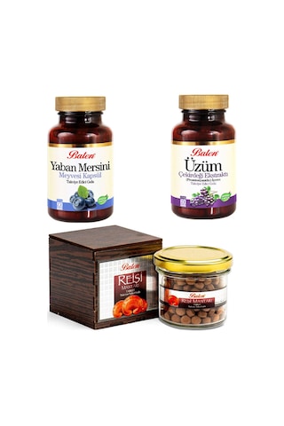 Balen Üzüm Çekirdeği Yaban Mersini Reishi Ganoderma