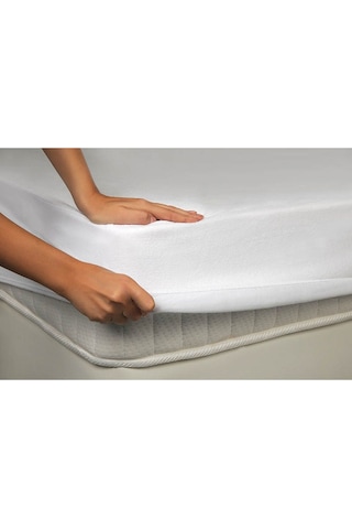 Tek Kişilik Sıvıyı Hapseden Sıvı Geçirmez Fitted Alez 100x200 Cm Beyaz