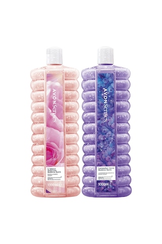 Avon Senses Sunrise + Lavender Banyo Köpüğü 2 x 1 L