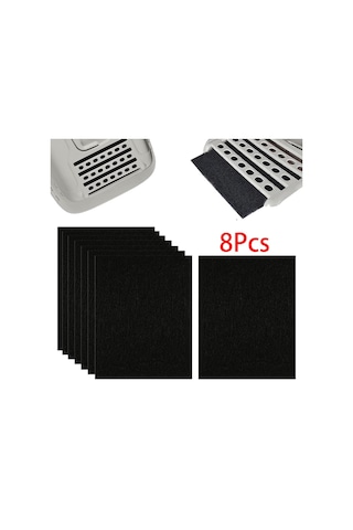 Homyl 8x Mutfak Filtreleri, Filtreler Yedek Parçalar Yedekler Siyah