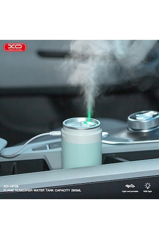Hf08 Ultrasonik Hava Nemlendirici Rgb Işıklı Aroma Difüzörü Sessiz Buhar Makinesi