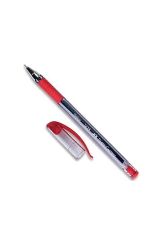 Ayrex İğne Uç Tükenmez Kalem Seti, 10'lu, Kırmızı, 0.7 Mm, Rahat Yazım, Ergonomik Tutuş Genel