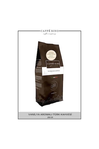 Caffe Rino Türk Kahvesi Vanilya Aromalı 250 G