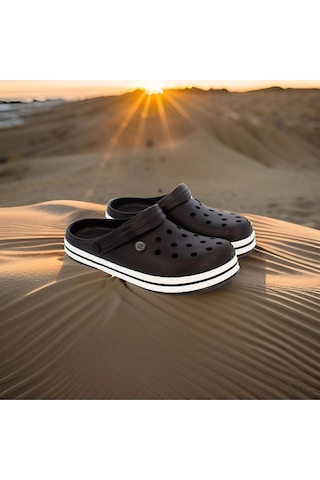 Apella 900-2 Anatomik Taban Kapalı Erkek Terlik Sandalet Siyah