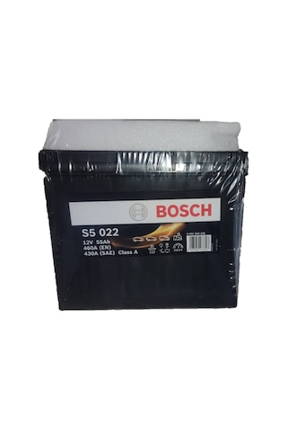 Bosch Akü 12V 55Ah Amper 460A S5 022 (En) Honda Aküsü / 515469870