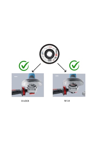 Bosch X-lock Flap Disk 115 Mm 120 Kum X551 2608619810