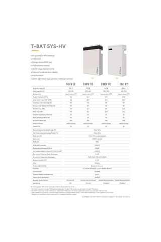 Solax 5.8kw Hv Yüksek Voltaj Master Lityum Batarya