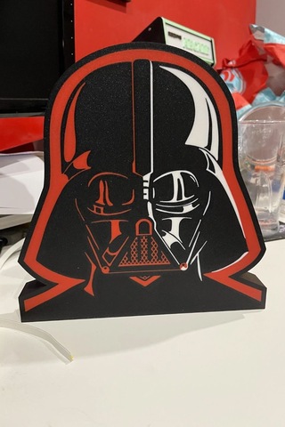 Darth Vader Tasarımlı Gece Lambası Çok Renkli