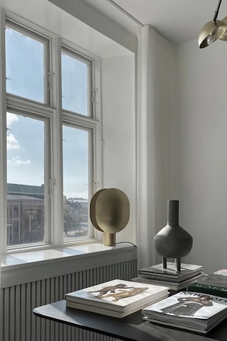 101 Copenhagen Clam Metal, El Işçiliği Dekoratif Tasarım Masa Lambası Pirinç