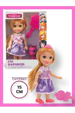 Prenses Bebekler - Rapunzel Ve Pony - 25 Cm