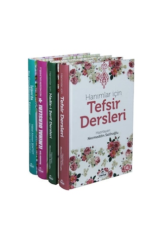 Hanımlara Tefsir. Hadis. İlmihal Eğitim Seti 4 Kitap / Necmedd .