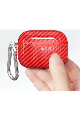 Ally Carbon Case Apple Airpods Pro Carbon Fiber Silikon Kılıf- 5775
