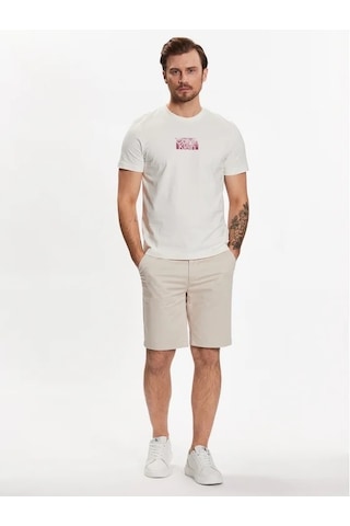 Calvin Klein Calvın Kleın Erkek T-shırt K10k111119-yah Krem