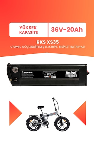 Rks Xs35 Uyumlu 36v 20ah Yüksek Kapasite Batarya