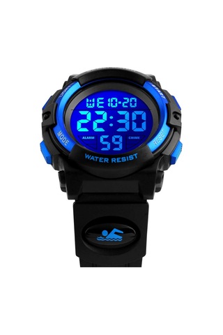 Çocuklar İçin Dijital Açık Hava Sporları Su Geçirmez Elektronik Saat Diğer