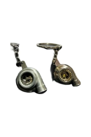 Turbo Metal Anahtarlık Gri