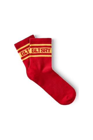 Gsstore Galatasaray Unisex Çorap U252279 Kırmızı