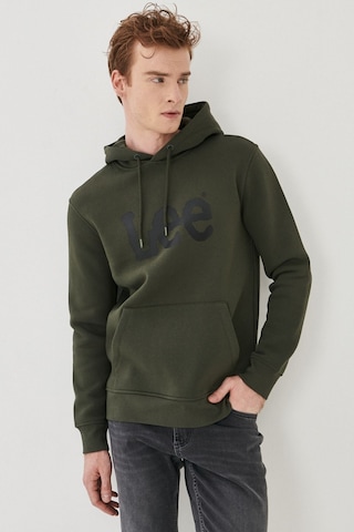 Lee Kapüşonlu Regular Fit Zeytin Erkek Sweatshirt L212021308 Zeytin