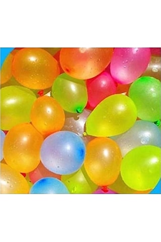 Renkli Su Balonu 100 Adet Çok Renkli