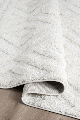 Norway Vl Bukleli Premium Yumuşak Peluş Post Iskandinav Oturma Odası Salon Halısı 64799a 64799a Krem-krem