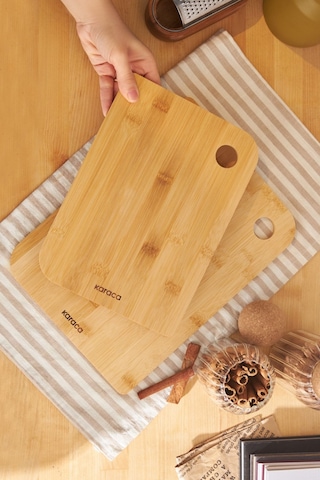 Karaca  Azur 2'li Bambu Kesme Tahtası