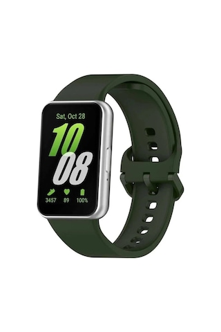 Mey İthalat Samsung Galaxy Fit 3 Klasik Kordon - Haki Yeşil