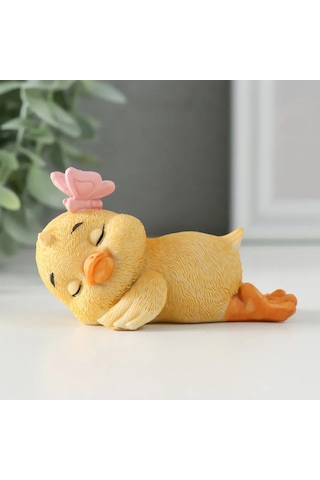 Nedetskij İç Mekan Heykelcik Uykulu Ördek Ve Kelebek 343414227