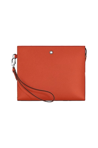 Montblanc Sartorial Deri El Çantası 221568 Kırmızı