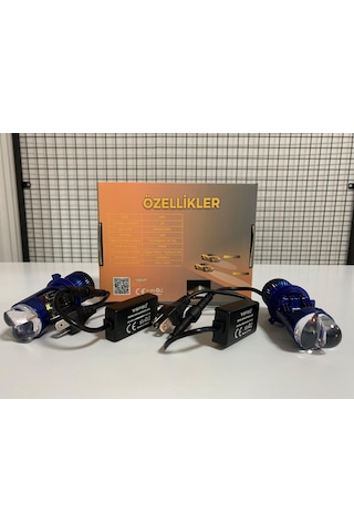 Vr Platınum Mercekli Led Far H4 40w-18.000 Lümen 12v 24v Uyumlu