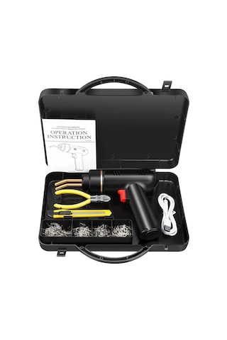 Schulzz 200 W 600 Adet Tel 5000 Mah Batarya Desteği Şarjlı Tampon Plastik Parça Tamir Kaynak Makinesi