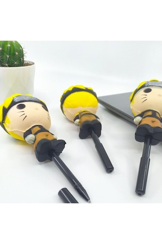 Squishy Jel Mürekkep Kalem Sevimli Naruto Uzumaki Mavi